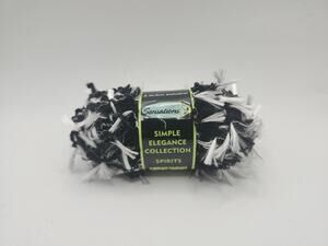 Sensations Simple Elegance Spirits Black Novelty Yarn 50g 60 yds Polyester Skein